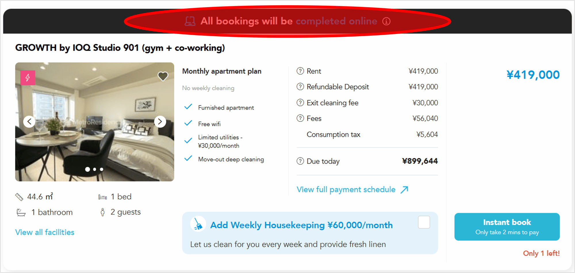 Online Booking